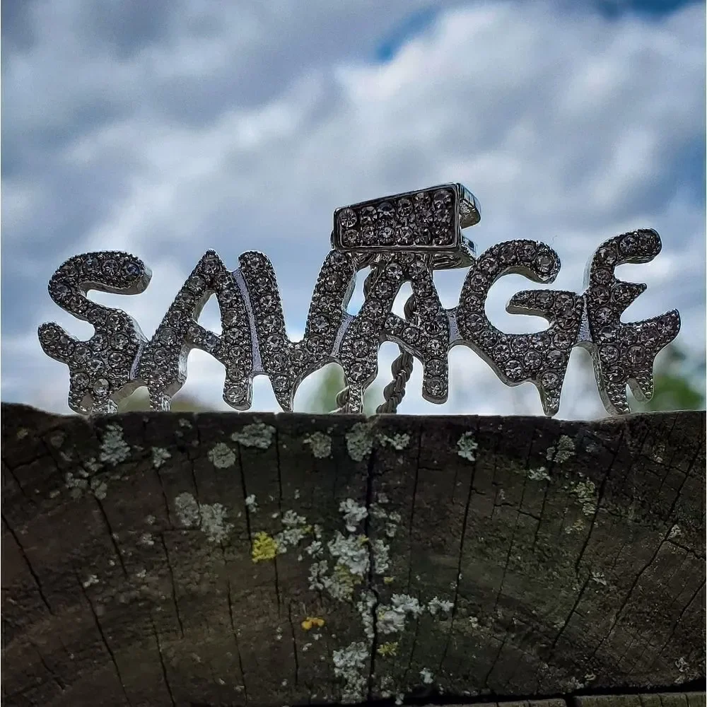 Stainless steel Savage Drip Necklace